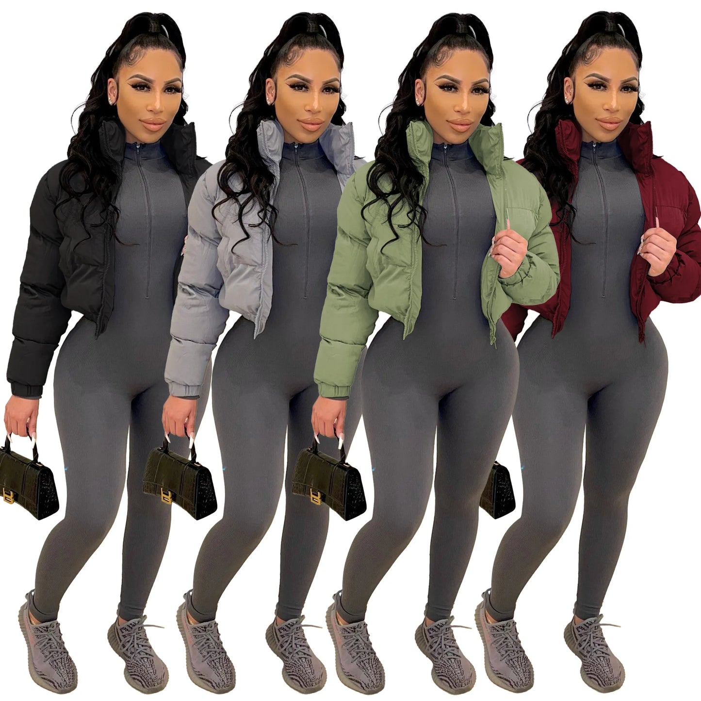 Cropped Puffer Jacket