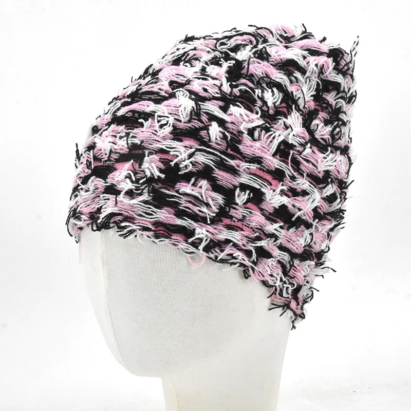 fuzzy Knitted Beanies