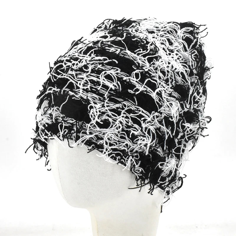 fuzzy Knitted Beanies