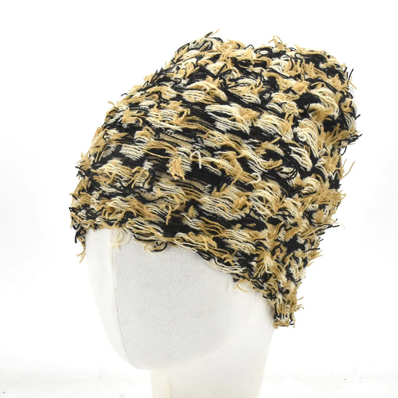 fuzzy Knitted Beanies