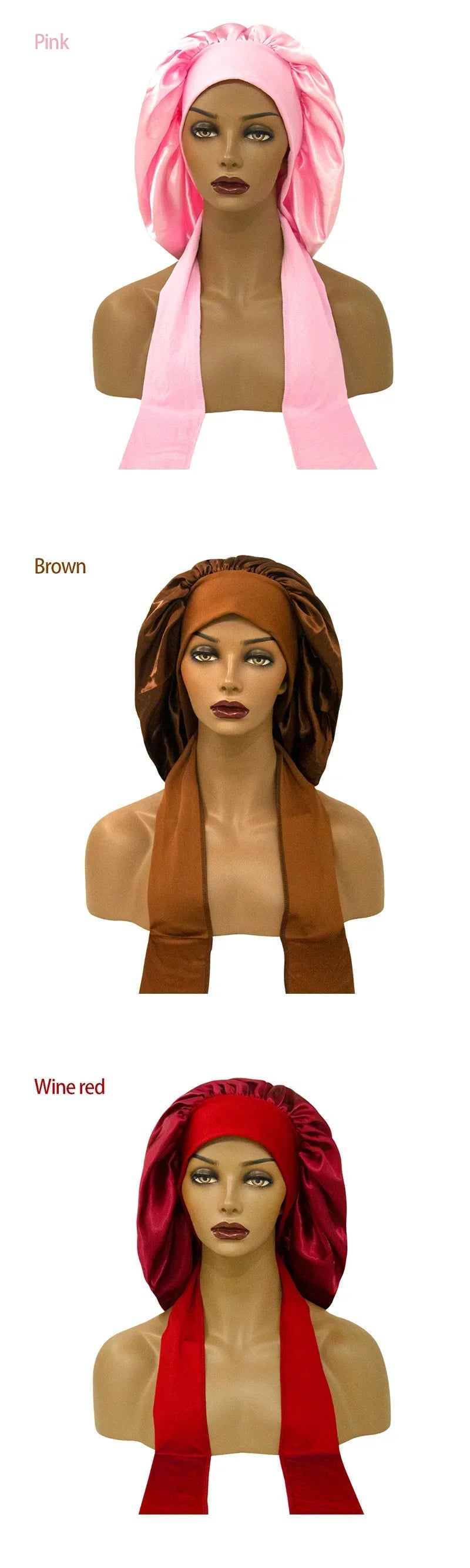Satin bow bonnet